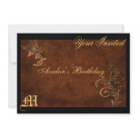 Monogram Elegant  Scroll All Occasion Invitation