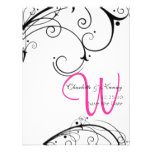monogram | flourish; save the date custom invitations