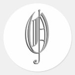 Monogram Formal Sticker "O"