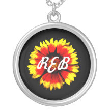 monogram galardia custom necklace