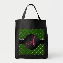 Monogram Green diamonds Bags