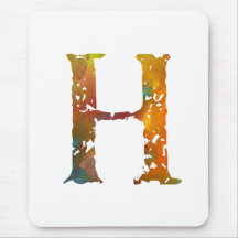 Monogram - H - Mousepad
