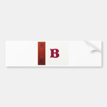 Monogram (Harvest) Bumper Stickers