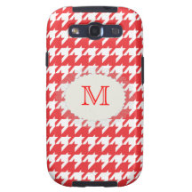 Monogram Houndstooth Galaxy SIII Cover
