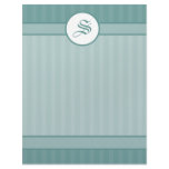 Monogram Initial Stationery Letterhead