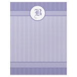 Monogram Initial Stationery Letterhead