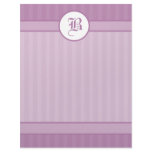 Monogram Initial Stationery Letterhead