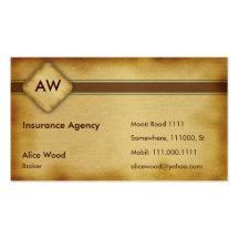 Monogram Insurance Business Card