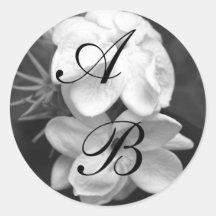 Monogram Jasmin Flower Sticker