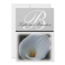 Monogram Letter B Invitation