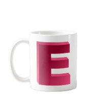 Monogram Letter E Mug