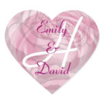 Monogram Letter H Pink Rose Sticker