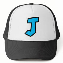 Monogram Letter J Hats