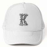 Monogram Letter K hats