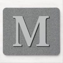 Monogram Letter M Mousepads