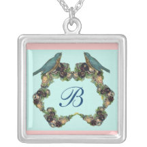 Monogram Love Bird Necklace