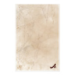 Monogram Marble Vintage Stationery