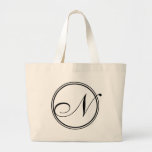 Monogram N Jumbo Tote Bag