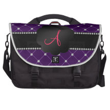 Monogram Purple diamonds Bags For Laptop