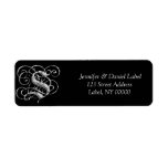 Monogram S  Address Labels Blank labels