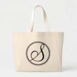 Monogram S Jumbo Tote Bag
