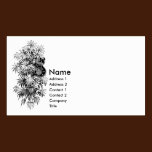 Monogram S with Palmetto Leaves business cards
