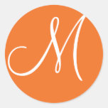 Monogram Seal Wedding Monogram Sticker