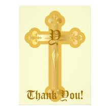 Monogram Thank You Card-Customize Personalized Invites