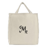 Monogram Three Letter Tote Bag