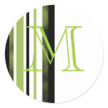 Monogram Wedding Envelope Seals Sticker