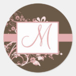 Monogram Wedding Stickers