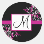 Monogram Wedding Stickers