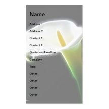 Monogram with Rounded Square Border Business Card Templates
