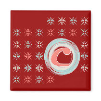 Monogramed "C" magnet