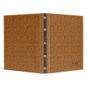 Monogramed - (simulated) Leather Notebook Binder
