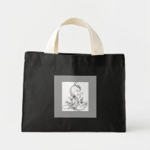 Monogramed Tote Canvas Bags