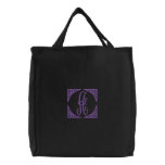 Monogrammable Embroidered Tote Bag embroidered bags