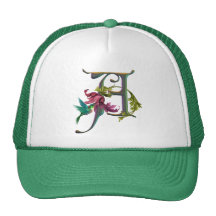 Monogramme A de colibri Casquette De Camionneur