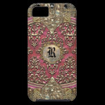 Monogramme baroque de damassé de Speigaford coques case-mate