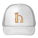 Monogramme celtique H d'initiale de lettre de noeu Casquettes De Camionneur