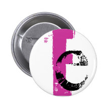 Monogramme d'E Badge Avec Épingle