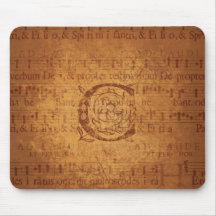 Monogramme de C Tapis De Souris