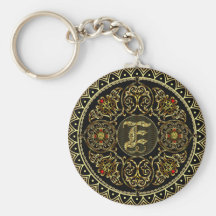 Monogramme E Porte-clés