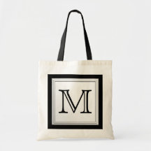 Monogramme fait sur commande imprimé. Gris noir et Sac