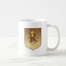 monogramme Fleur-De-lis Tasse