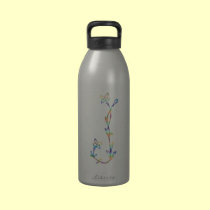 MONOGRAMME FLORAL J bouteilles