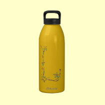 MONOGRAMME FLORAL L bouteilles