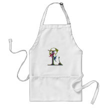 Monogramme L de colibri Tablier