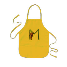 Monogramme M de BabyBear Toon Tablier