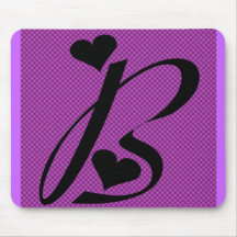 MONOGRAMME MOUSEPAD DE B TAPIS DE SOURIS